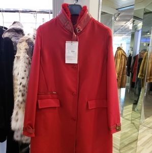 Red Cashmere with red mink